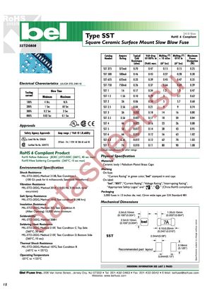 SST 375/5K datasheet  